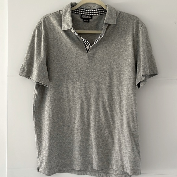 Michael by Michael Kors Men’s golf shirt - L - grey - Picture 1 of 3